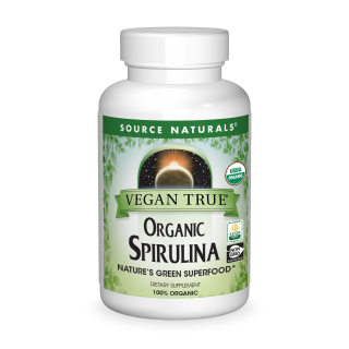 Vegan True® Organic Spirulina bottleshot