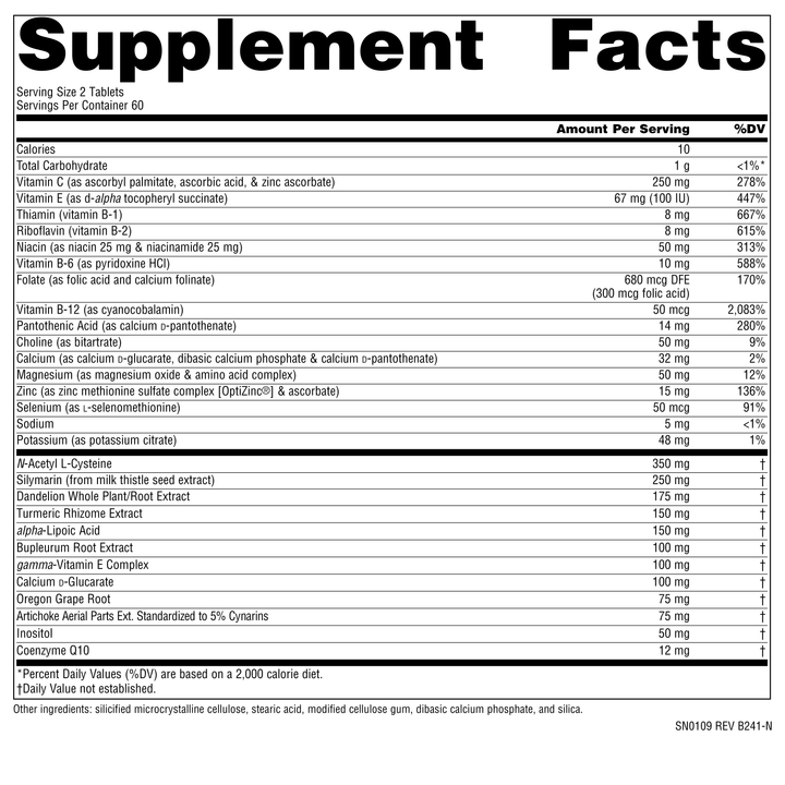 Nutrition facts image