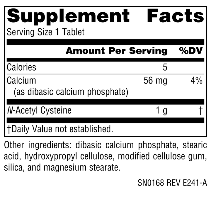Nutrition facts image