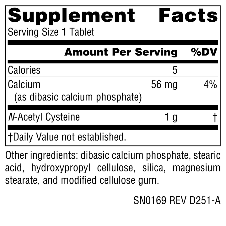 Nutrition facts image