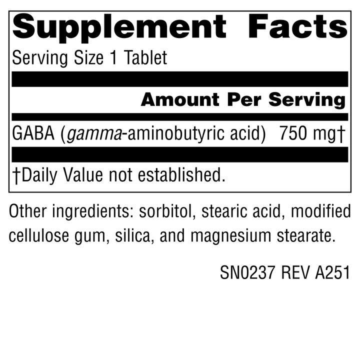 Nutrition facts image