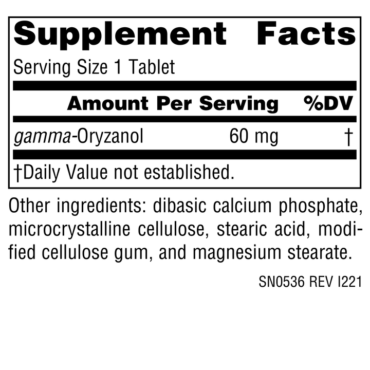 Nutrition facts image