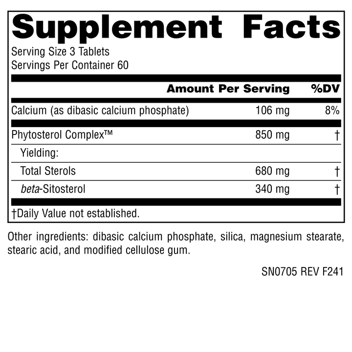 Nutrition facts image