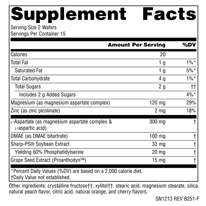Nutrition facts image