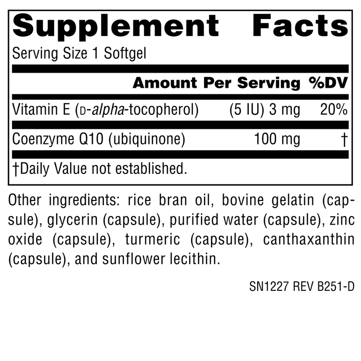 Nutrition facts image
