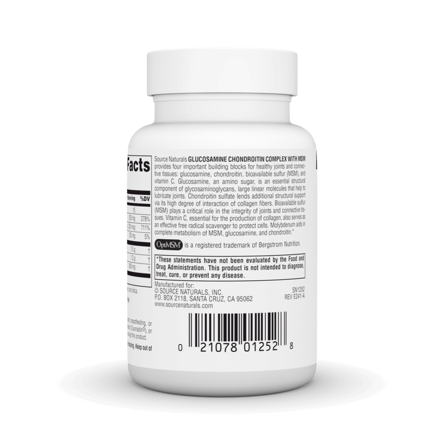 Glucosamine Chondroitin Complex with MSM