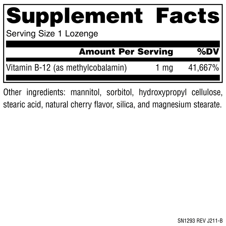 Nutrition facts image