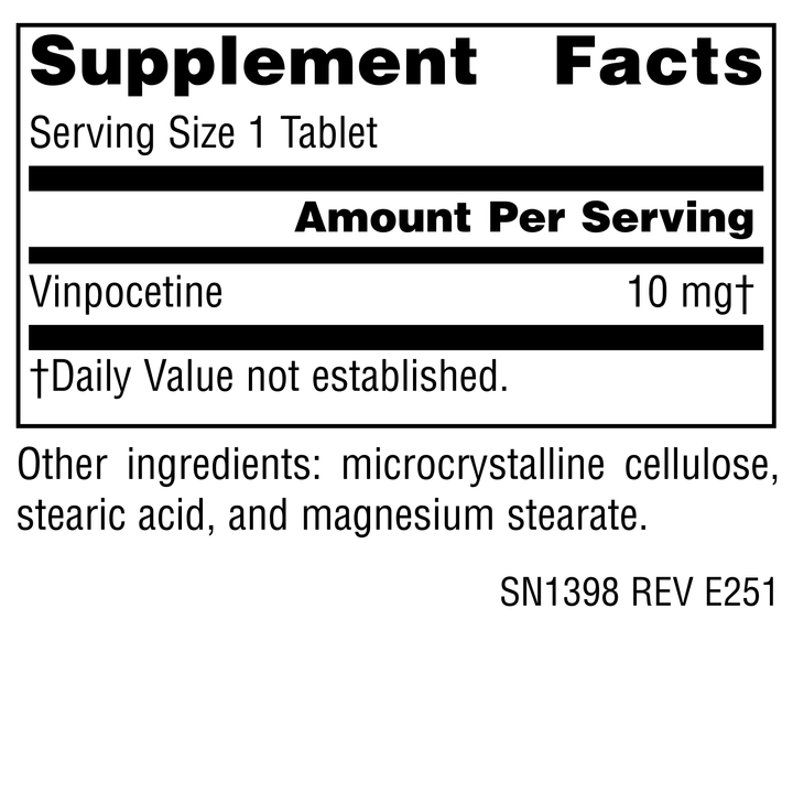 Nutrition facts image