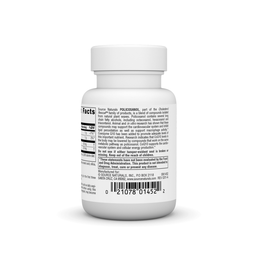 Policosanol with Coenzyme Q10