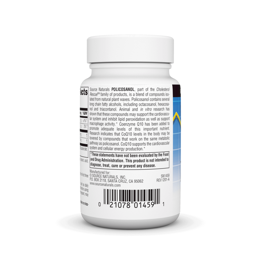 Policosanol with Coenzyme Q10
