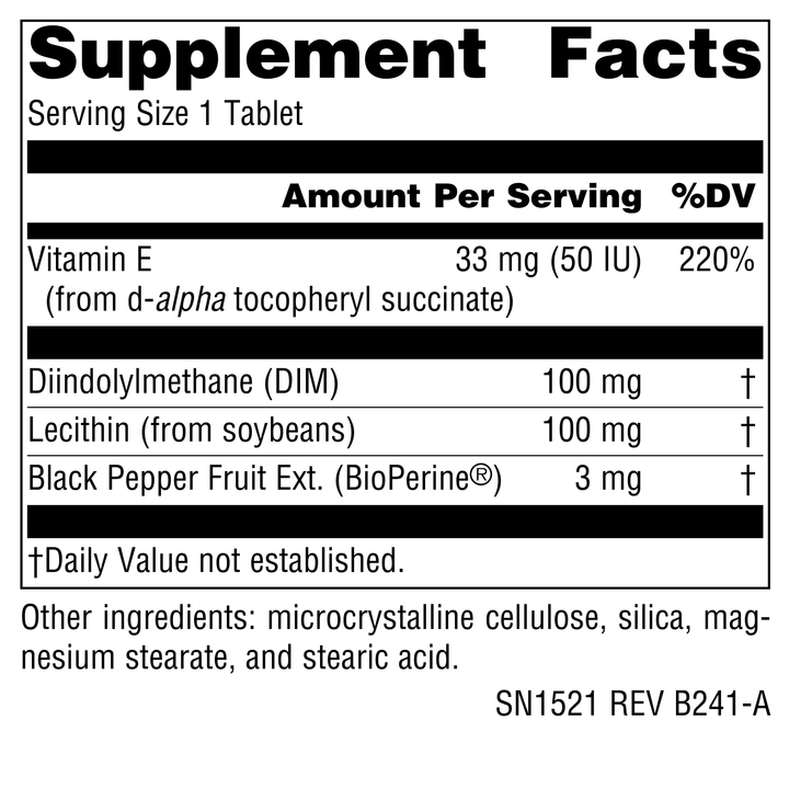 Nutrition facts image