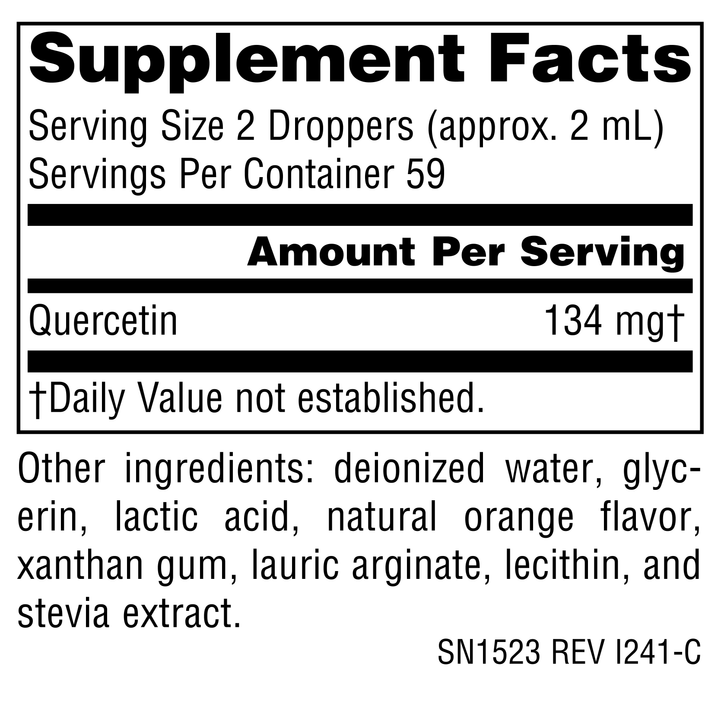 Nutrition facts image