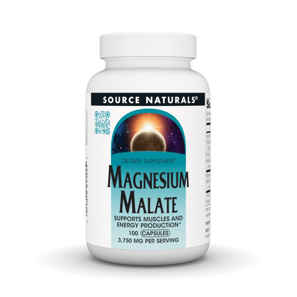 Source Naturals Magnesium Malate 100 Caps