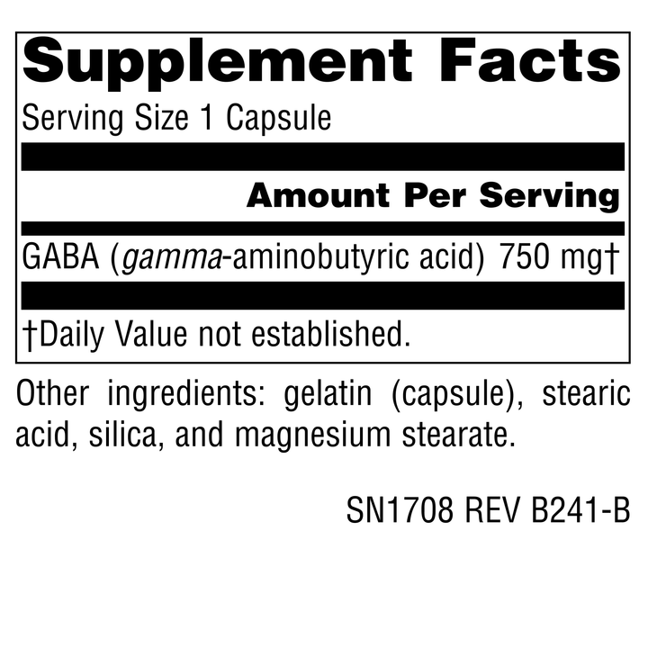 Nutrition facts image