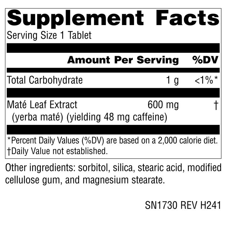 Nutrition facts image