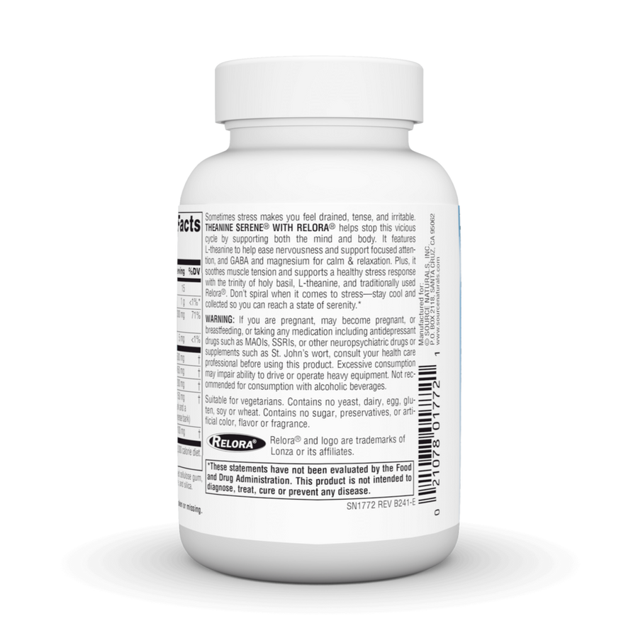 Serene Science® Theanine Serene® with Relora®