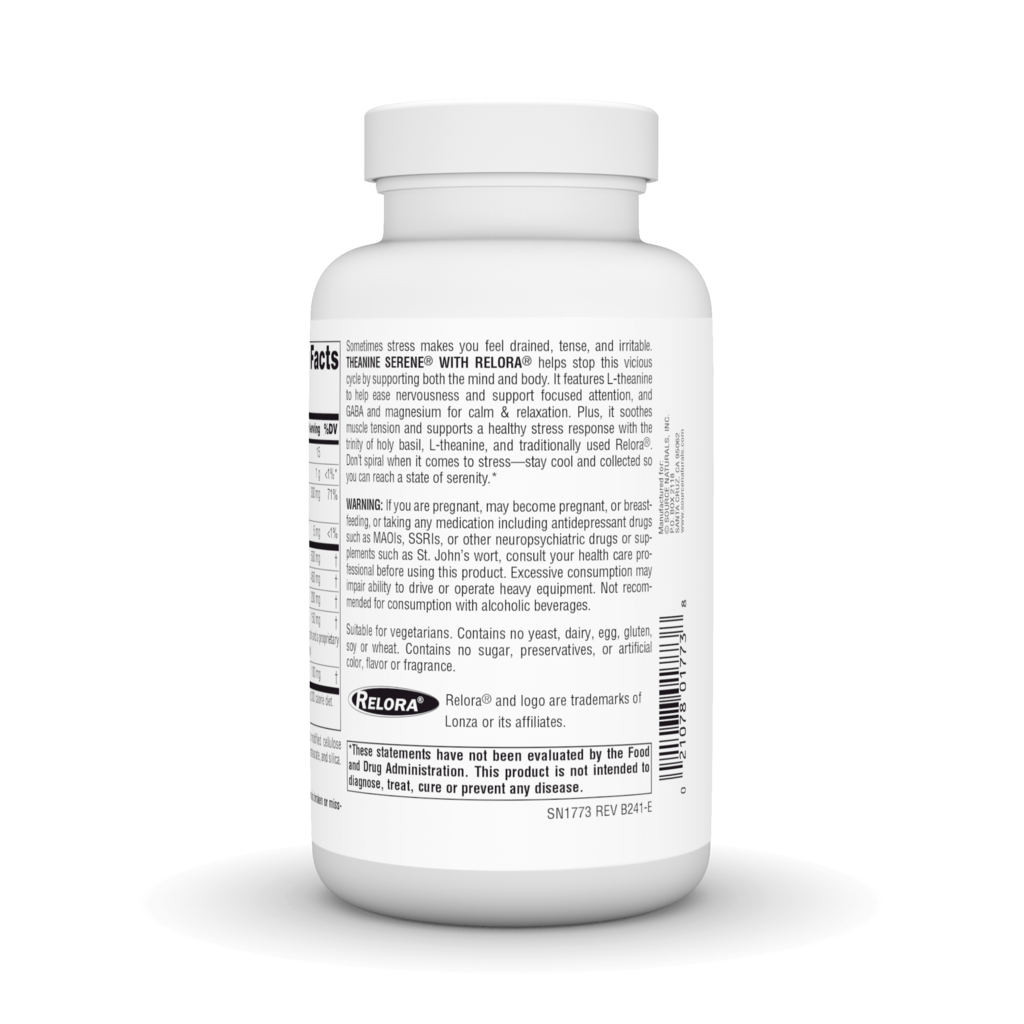 Serene Science® Theanine Serene® with Relora®
