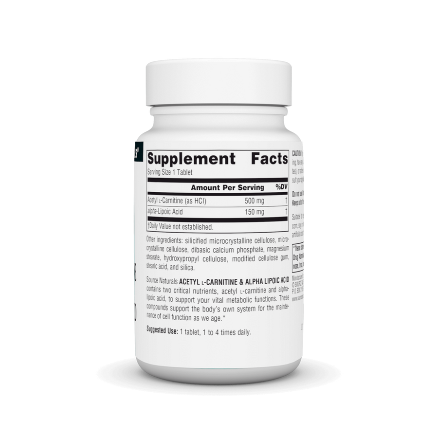 Acetyl L-Carnitine & Alpha-Lipoic Acid
