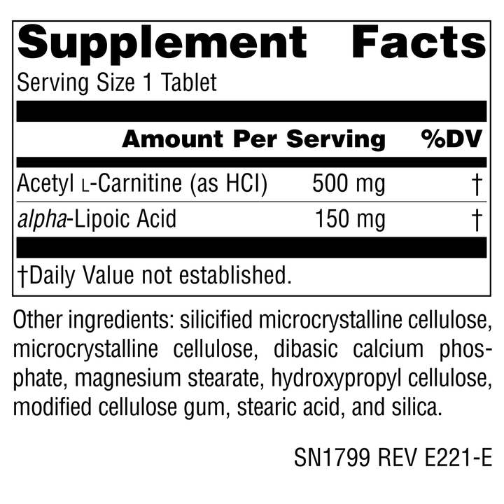Nutrition facts image