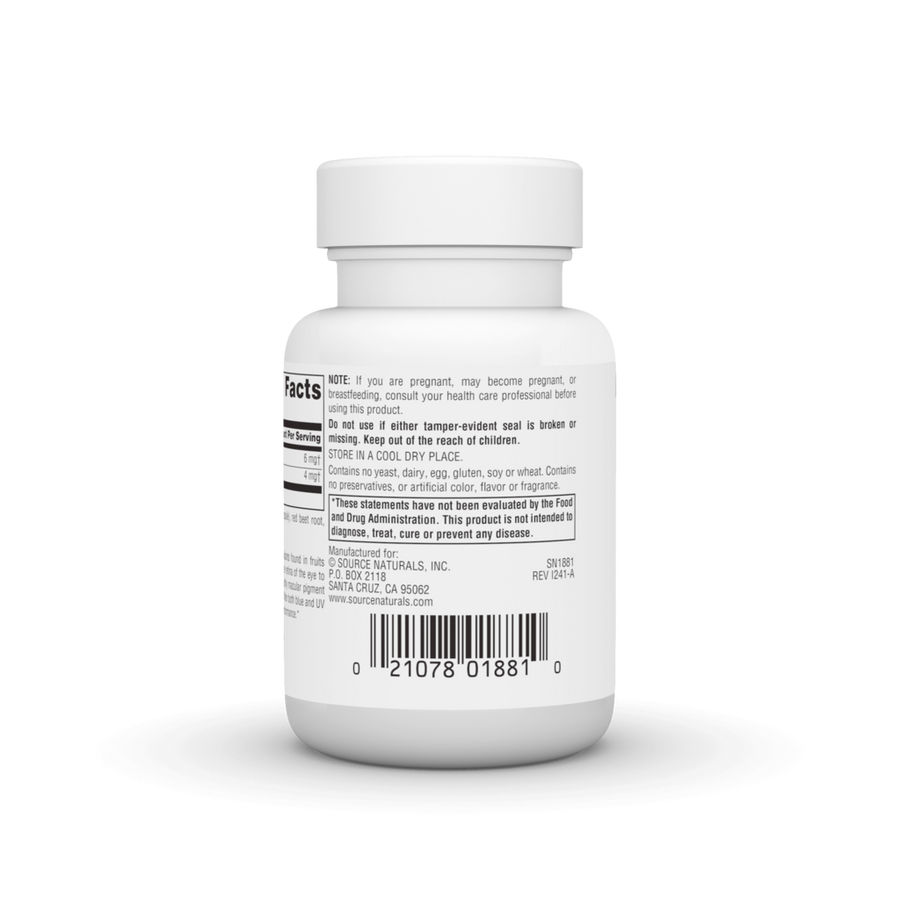 Zeaxanthin with Lutein