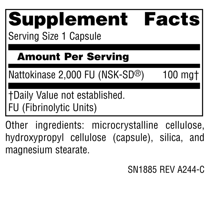 Nutrition facts image