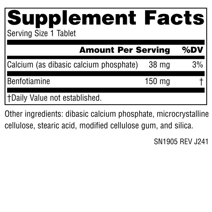 Nutrition facts image