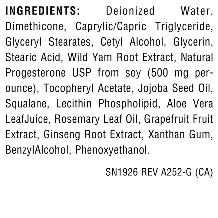 Nutrition facts image