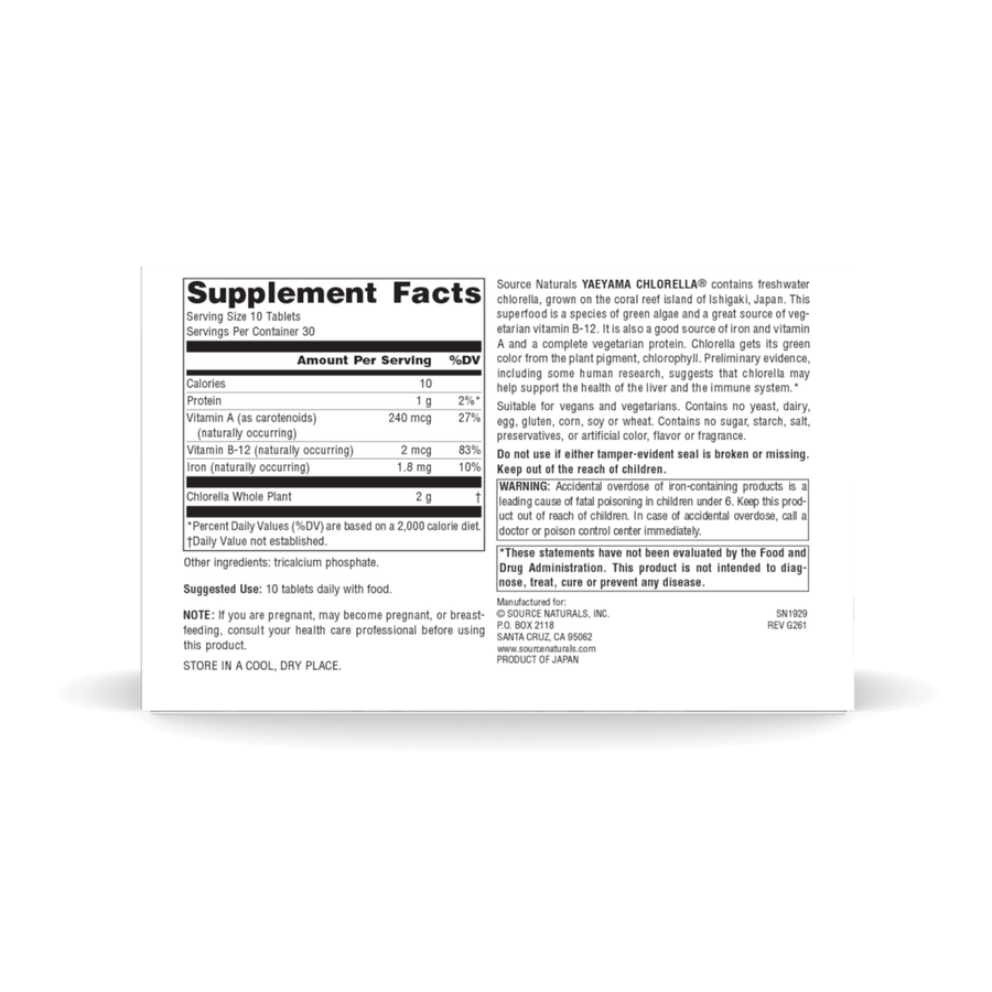 Yaeyama Chlorella®