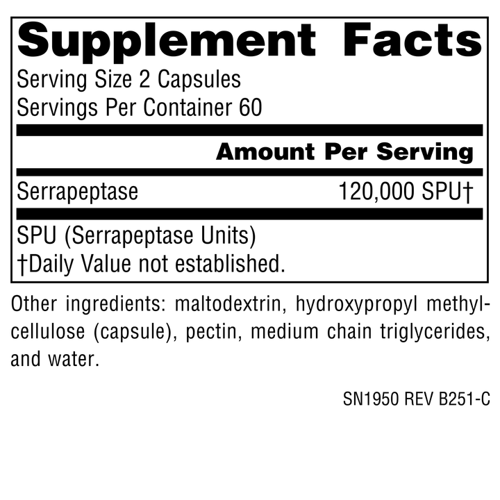 Nutrition facts image