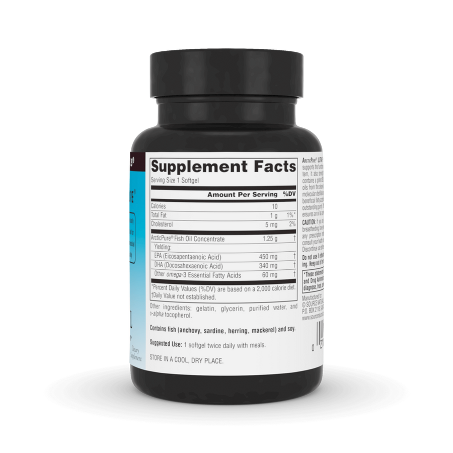 ArcticPure® Omega-3 Fish Oil, Ultra Potency
