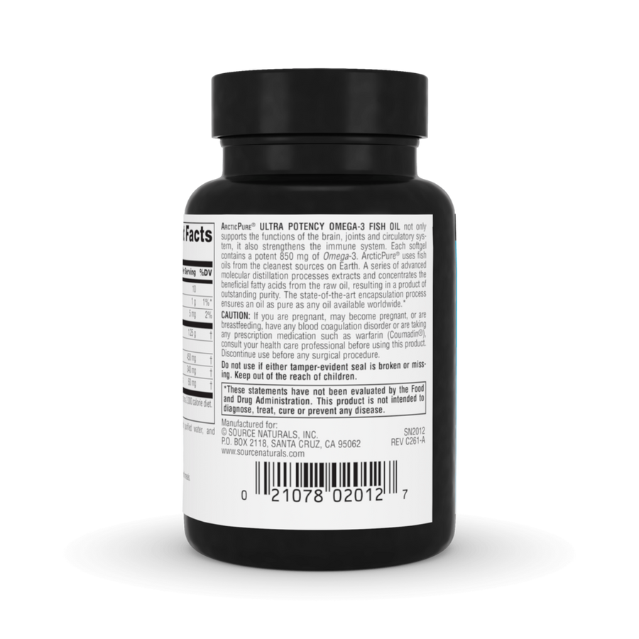 ArcticPure® Omega-3 Fish Oil, Ultra Potency