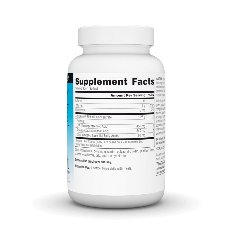 ArcticPure® Ultra Potency Omega-3 Fish Oil, Enteric Coated