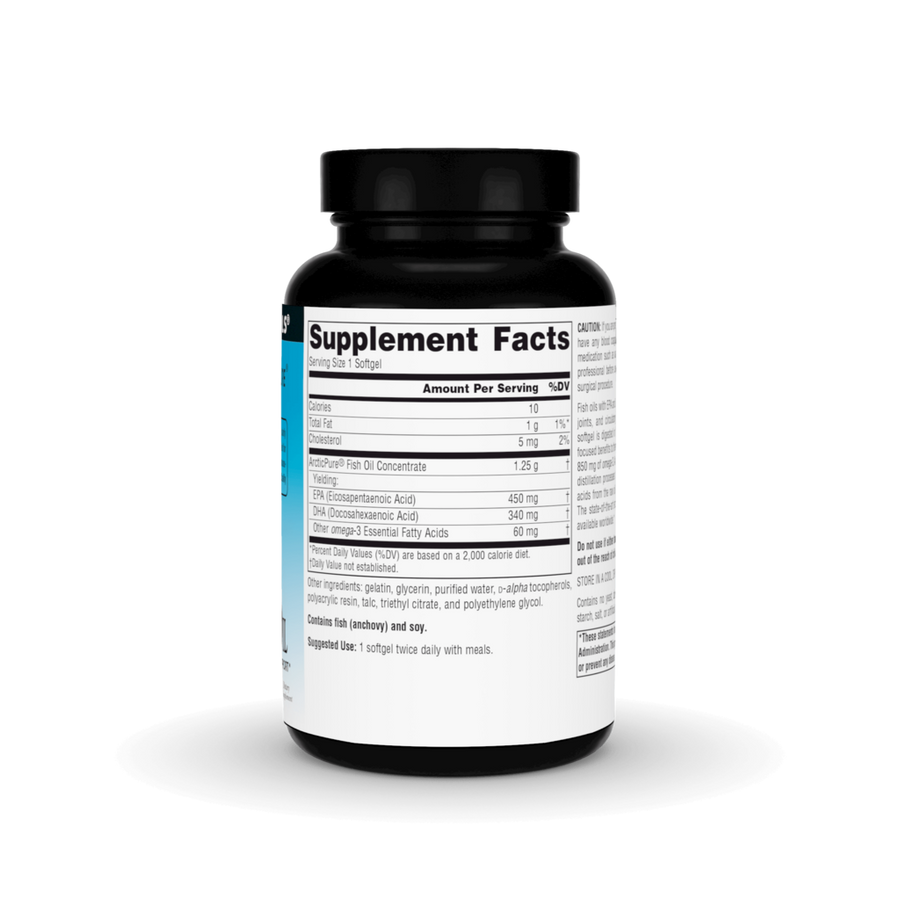 ArcticPure® Ultra Potency Omega-3 Fish Oil, Enteric Coated