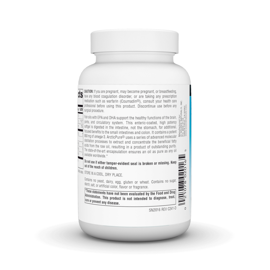 ArcticPure® Ultra Potency Omega-3 Fish Oil, Enteric Coated