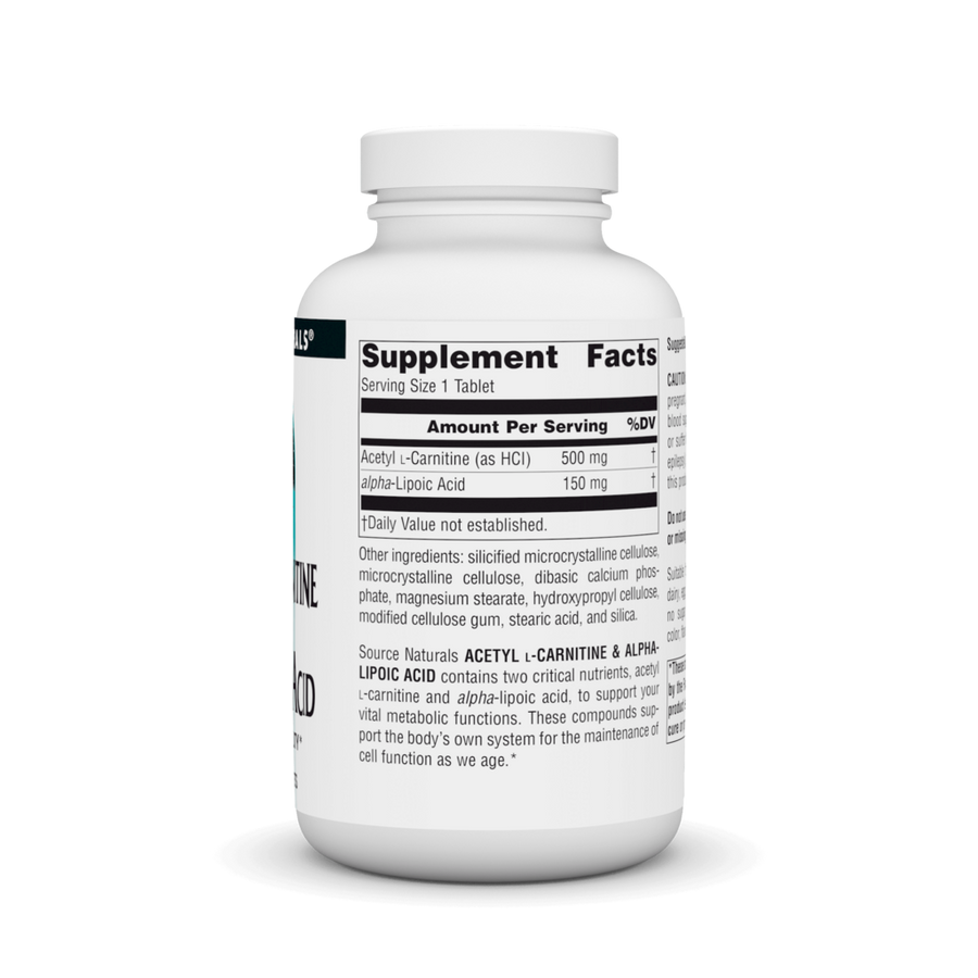 Acetyl L-Carnitine & Alpha-Lipoic Acid