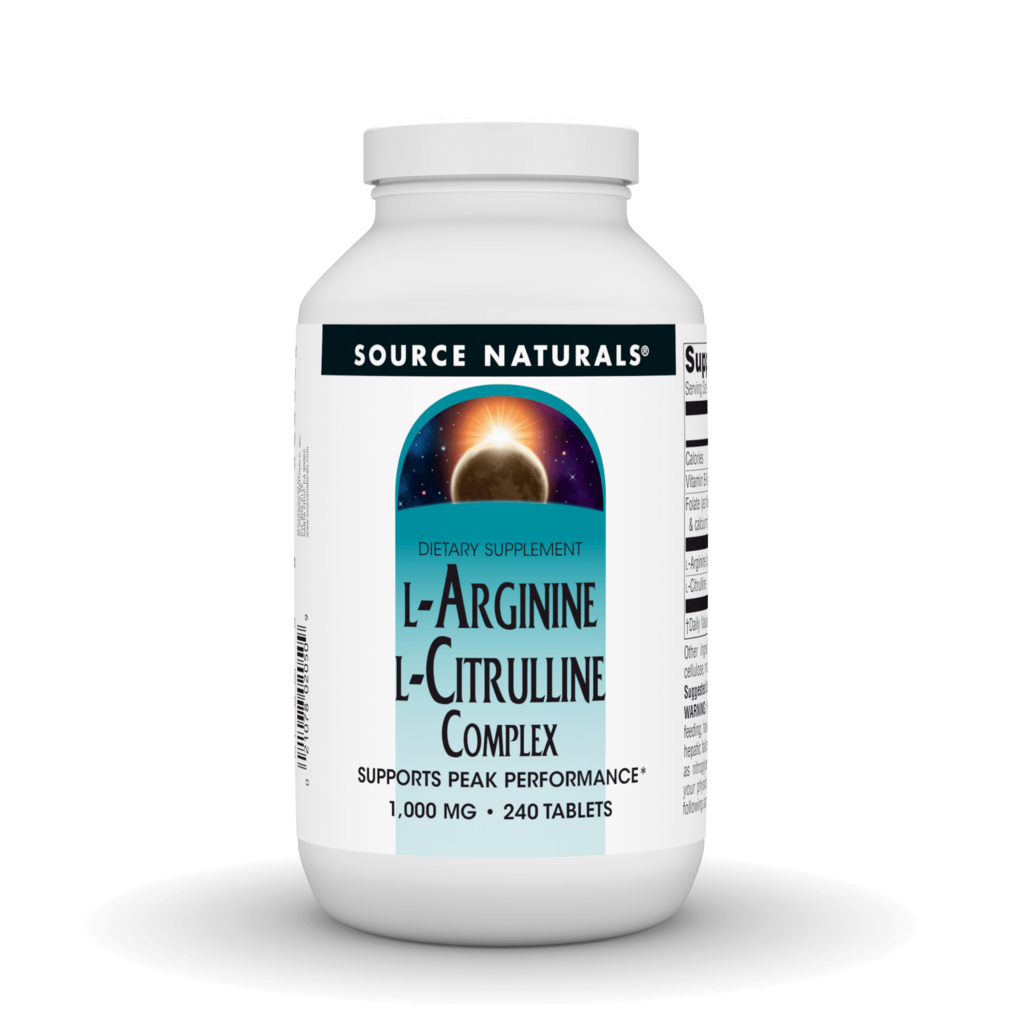 Source Naturals L-Arginine L-Citrulline Complex - 120 Tablets Source Naturals L-Arginine L-Citrulline Complex - 120 Tablets