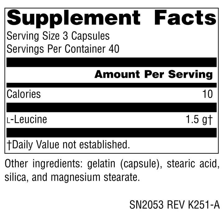 Nutrition facts image
