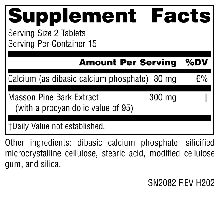 Nutrition facts image