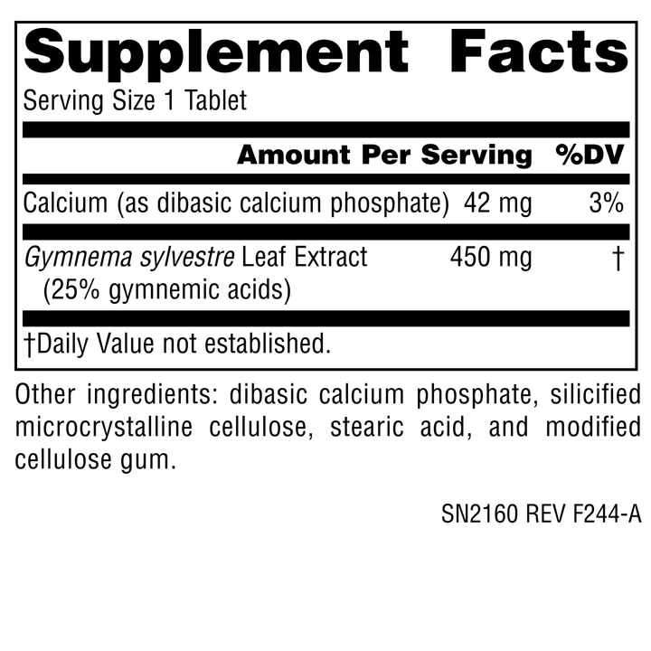 Nutrition facts image
