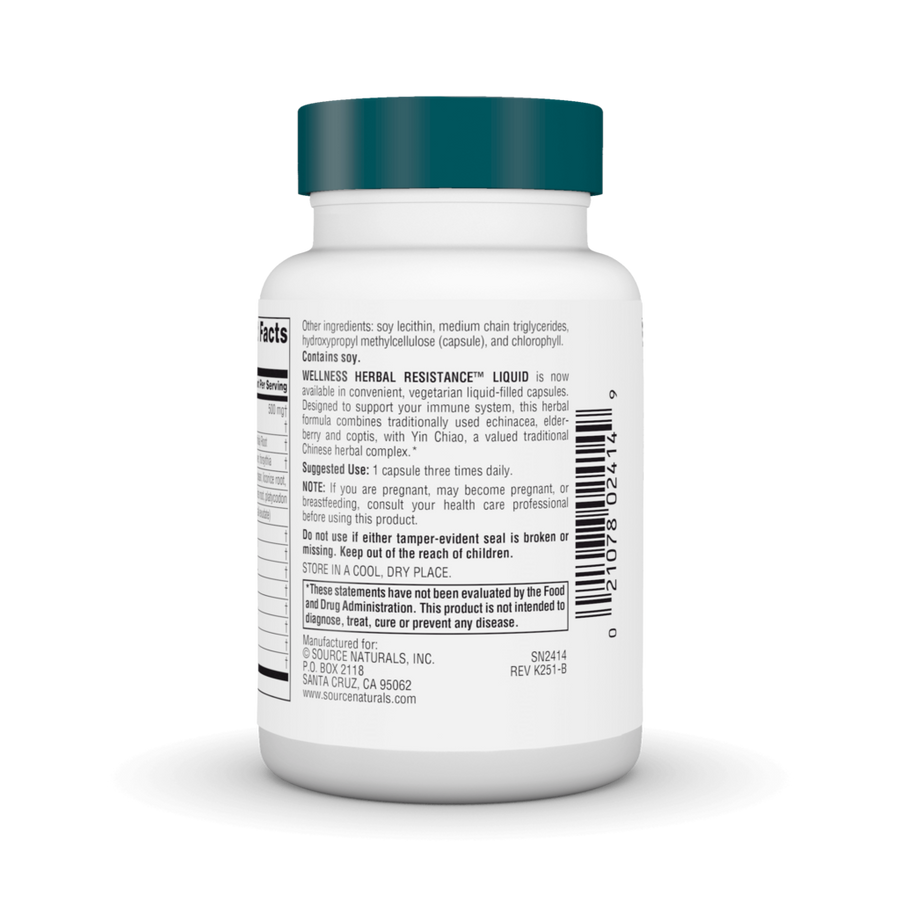 Wellness Herbal Resistance™ Liquid
