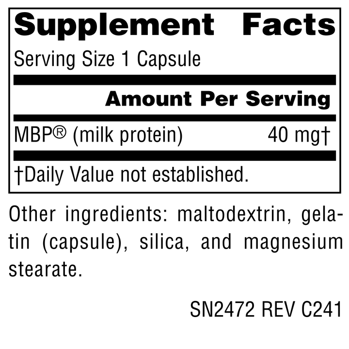 Nutrition facts image