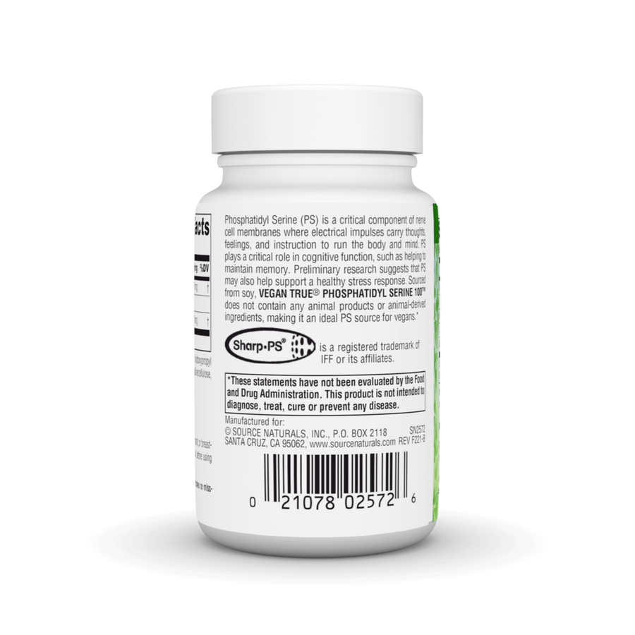 Vegan True® Phosphatidyl Serine 100™