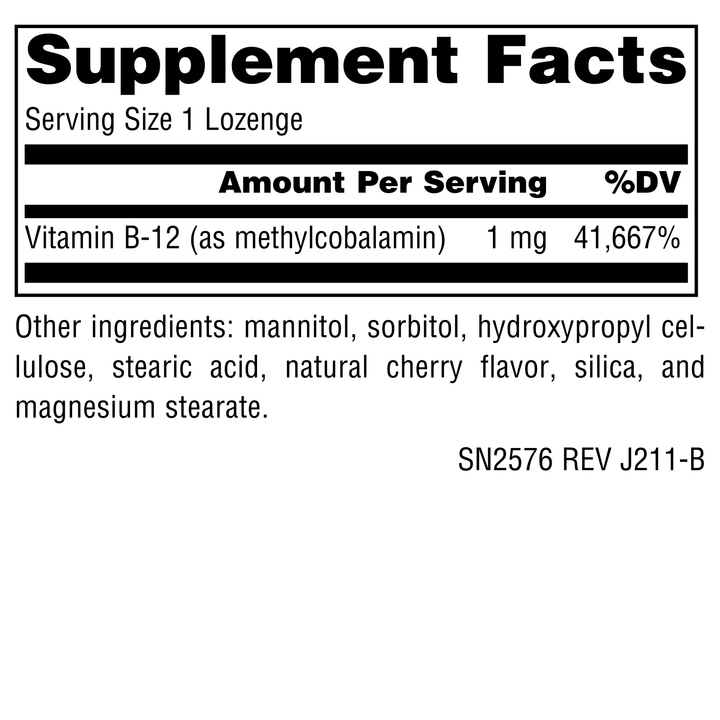 Nutrition facts image