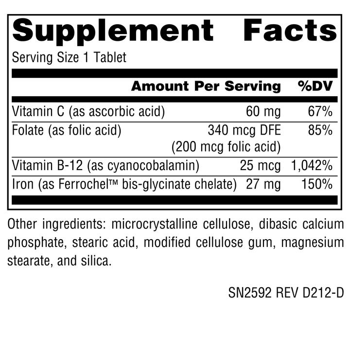 Nutrition facts image