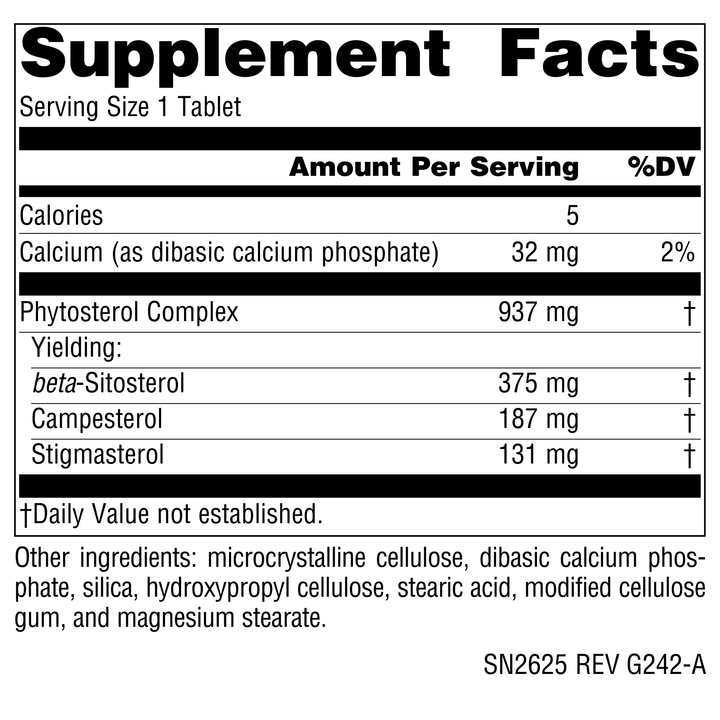 Nutrition facts image
