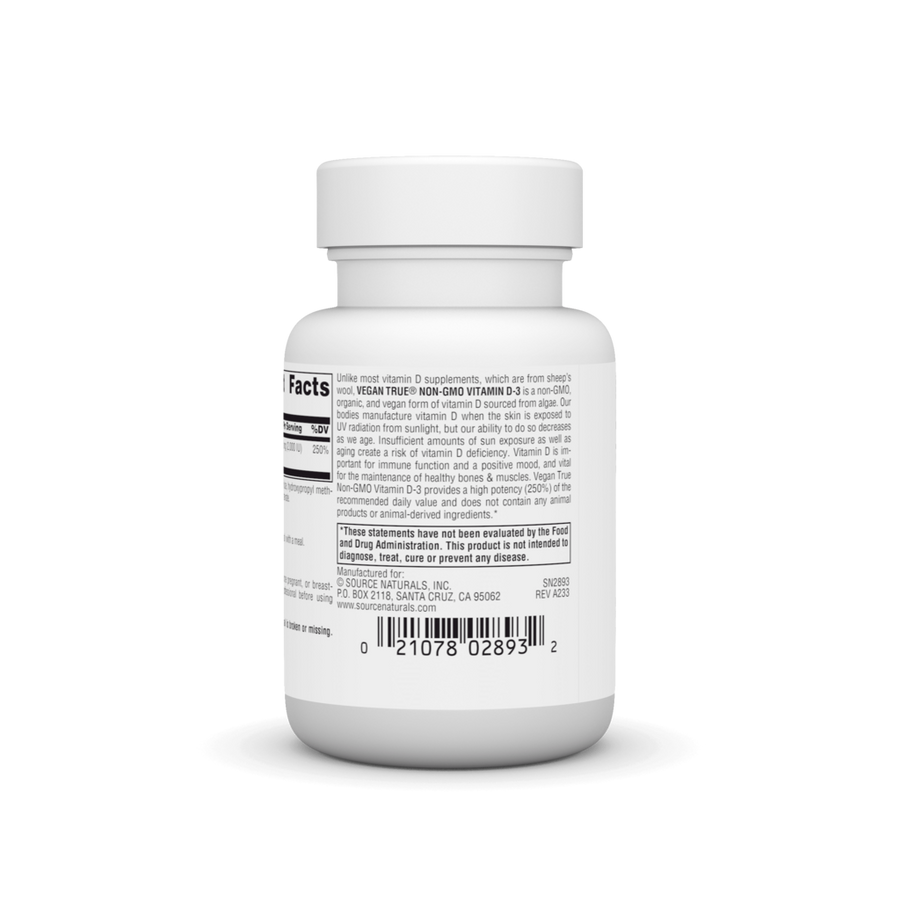 Vegan True® Non-GMO Vitamin D-3