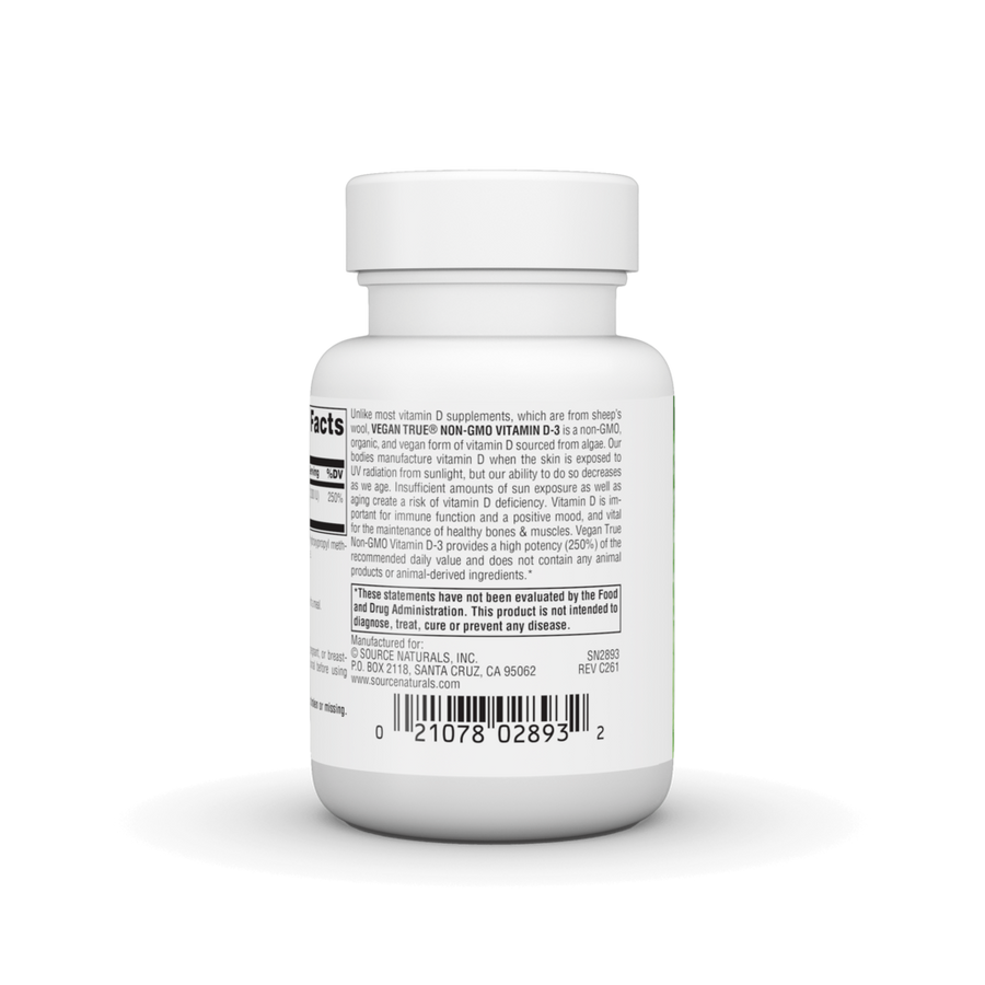 Vegan True® Non-GMO Vitamin D-3