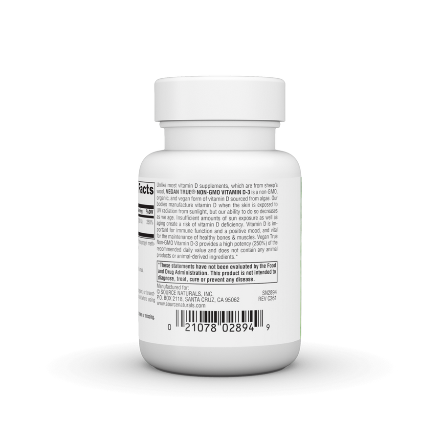 Vegan True® Non-GMO Vitamin D-3
