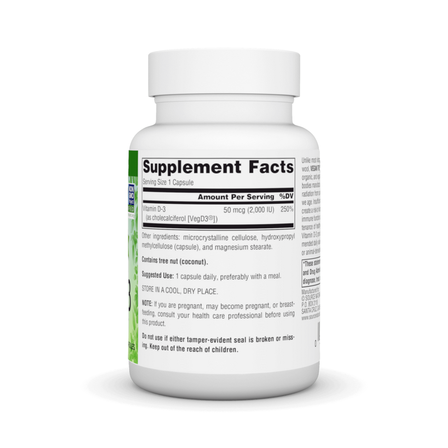 Vegan True® Non-GMO Vitamin D-3