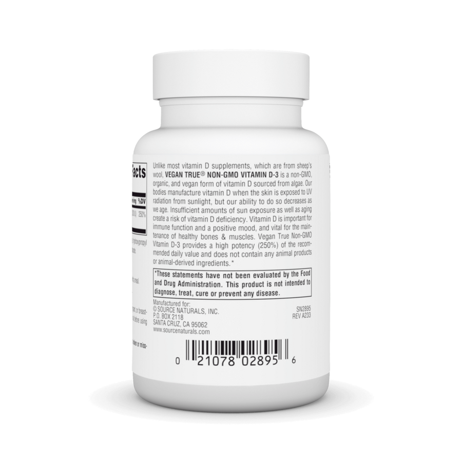 Vegan True® Non-GMO Vitamin D-3